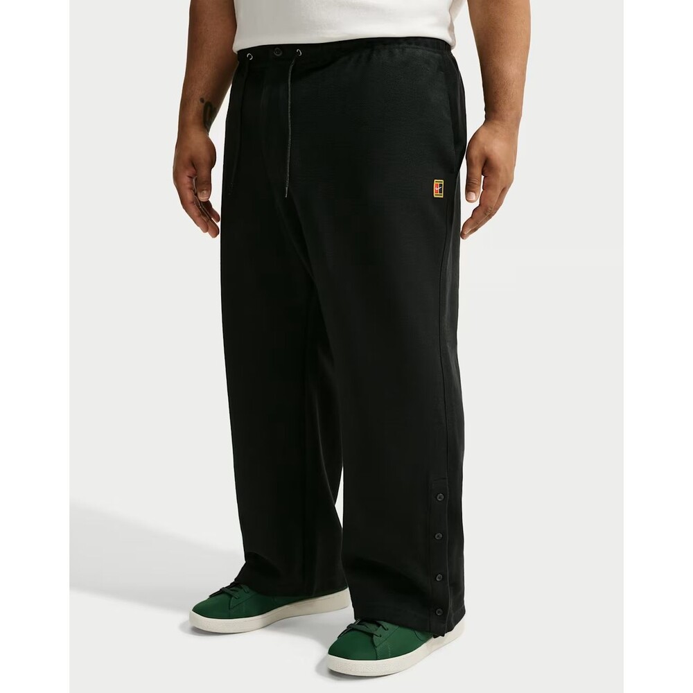 Nike Club Rules French Terry Open Hem Pants Men's Large Black IQ8436-010